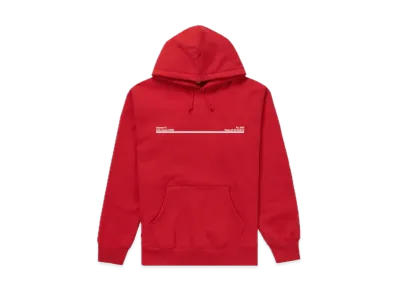 Supreme Shop Hooded Sweatshirt Paris "Red"