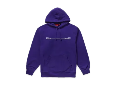 Supreme Shop Hooded Sweatshirt New York City "Purple"
