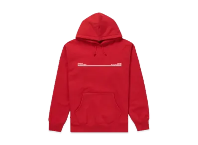 Supreme Shop Hooded Sweatshirt New York City "Red"