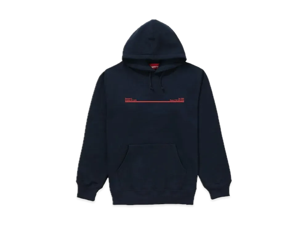 Supreme Shop Hooded Sweatshirt Brooklyn "Navy"