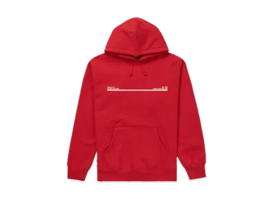 Supreme Shop Hooded Sweatshirt Brooklyn "Red"