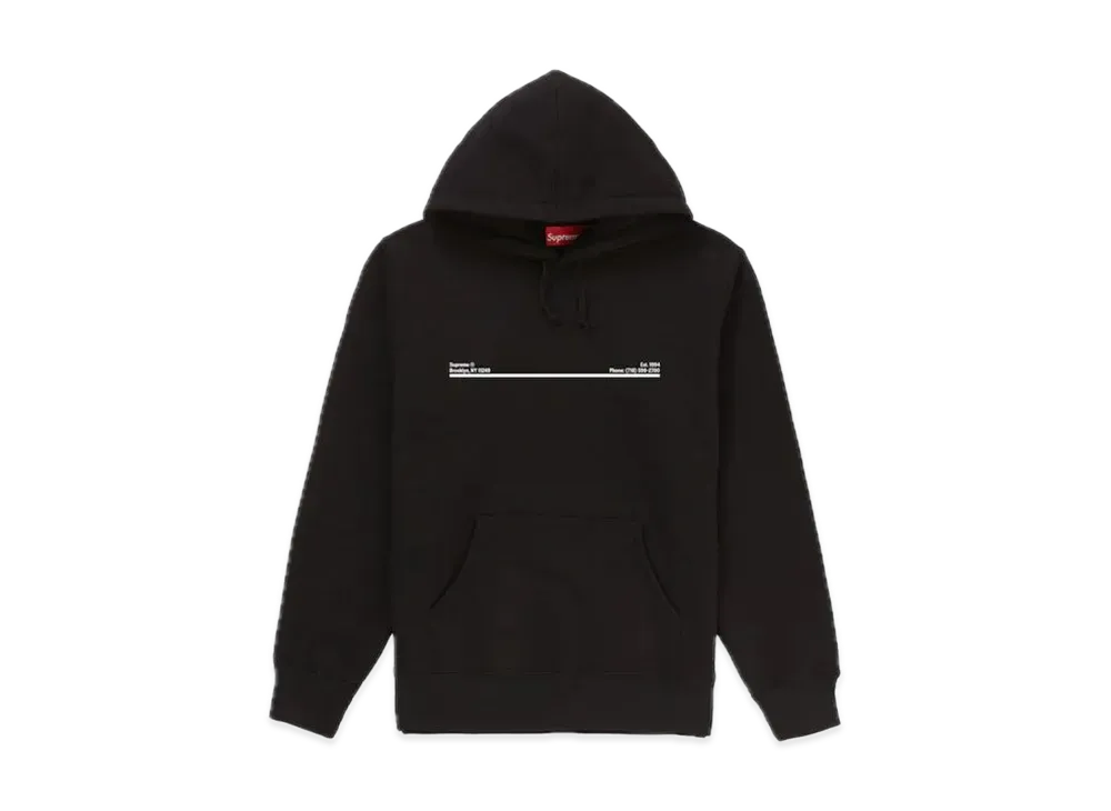 Supreme Shop Hooded Sweatshirt Brooklyn "Black"