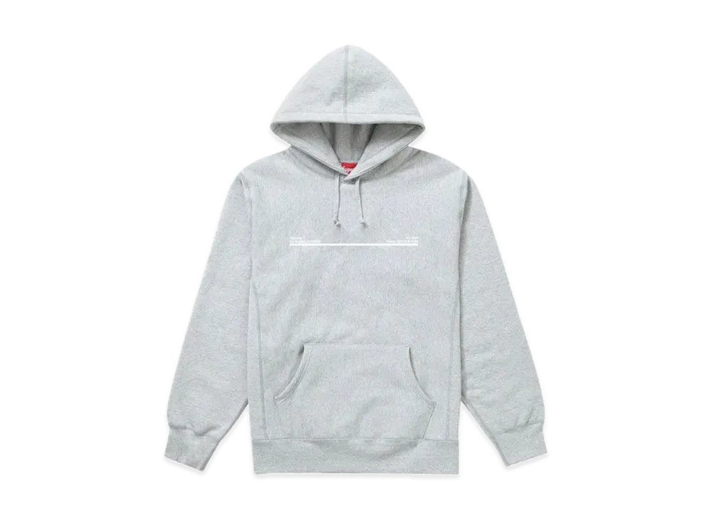 Supreme Shop Hooded Sweatshirt Los Angeles "Heather Grey"