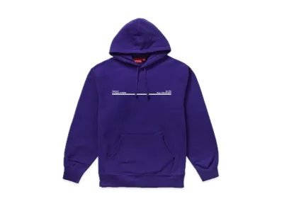 Supreme Shop Hooded Sweatshirt Los Angeles "Purple"