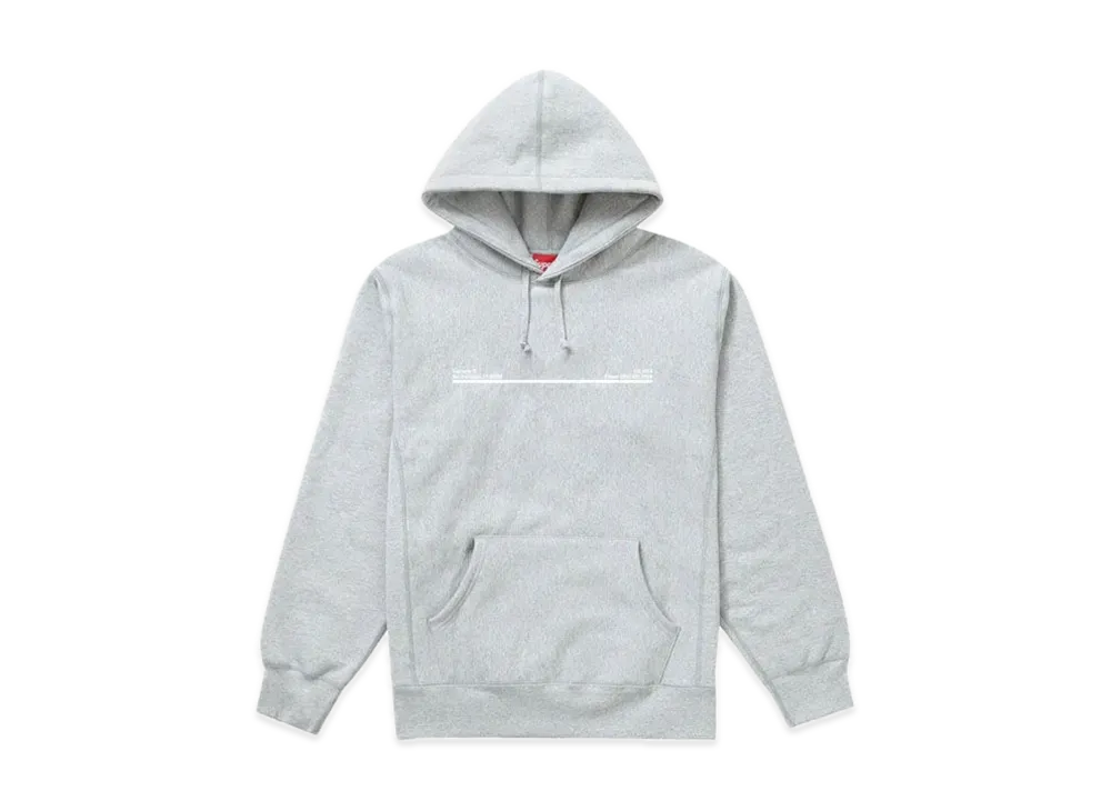 Supreme Shop Hooded Sweatshirt San Francisco "Heather Grey"
