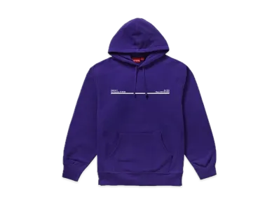 Supreme Shop Hooded Sweatshirt San Francisco "Purple"
