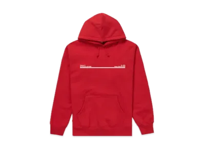 Supreme Shop Hooded Sweatshirt San Francisco "Red"