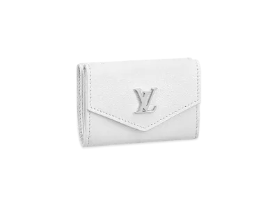 Louis Vuitton Lock Mini Wallet "Snow"