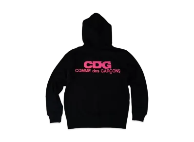 Comme des Garçons Zip Up Hoodie "Pink"