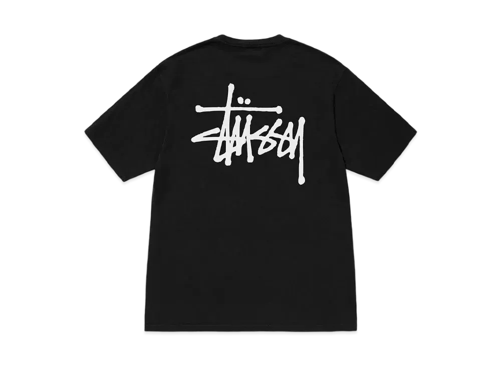 Stussy Basic Stussy Pigment Dyed Tee "Black"