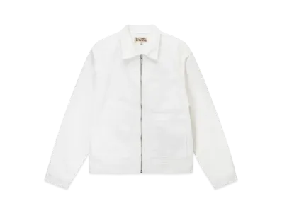 Stussy Overdyed Zip Work Jacket "Bone"