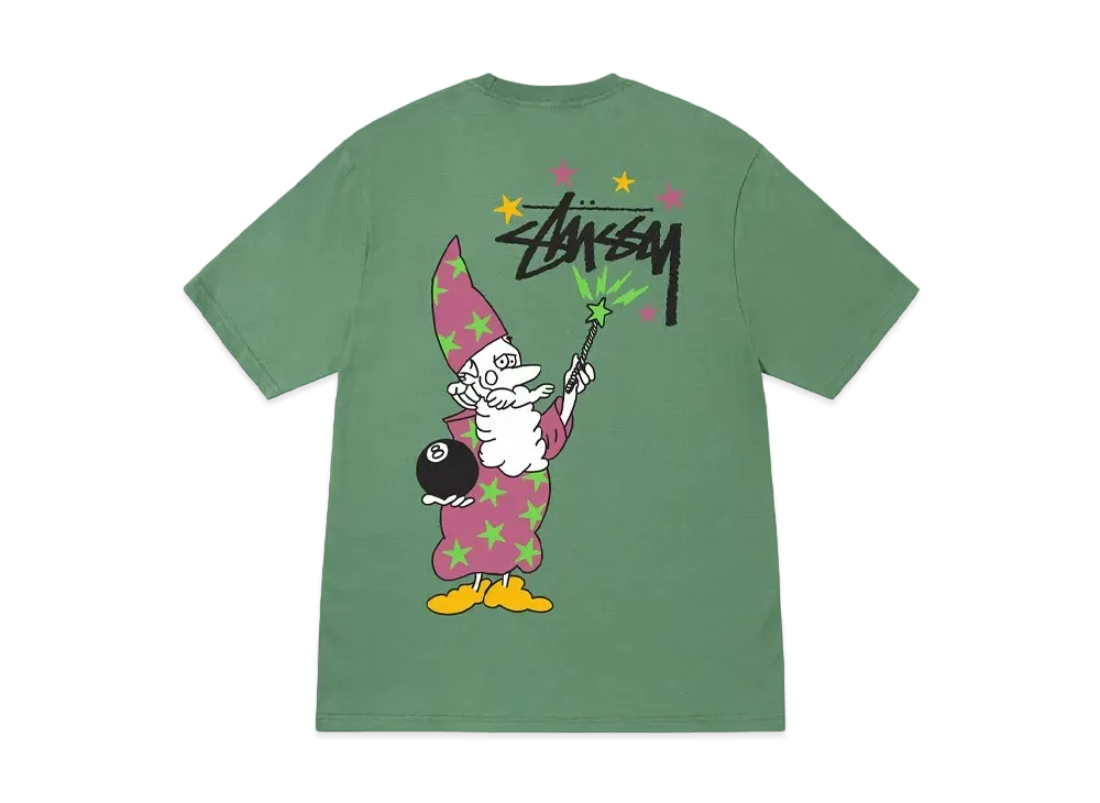 Stussy Wizard Tee "Green"