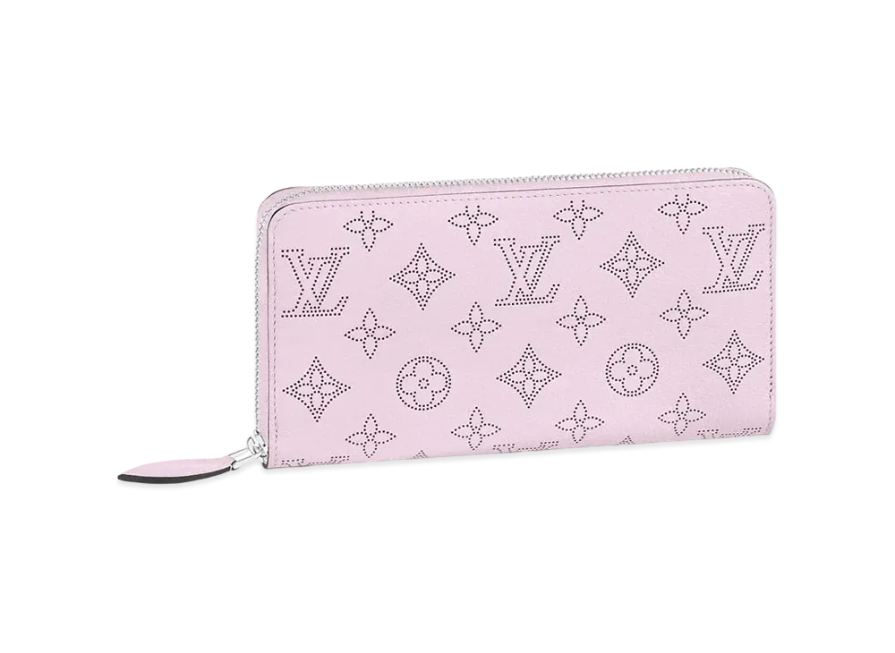 Louis Vuitton Zippy Wallet Monogram Mahina Leather "Guimauve"