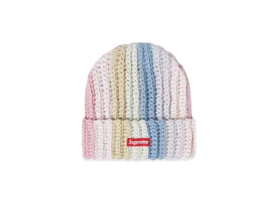 Supreme Gradient Crochet Beanie "Pink"