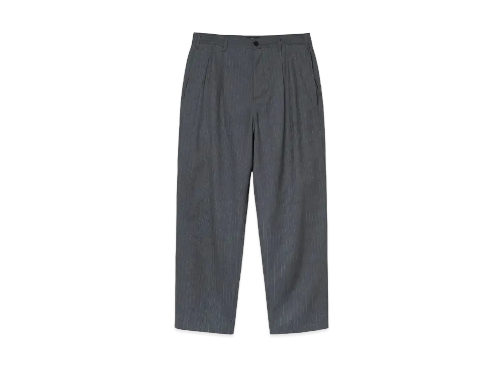 Stussy Striped Volume Pleated Trouser "Grey"