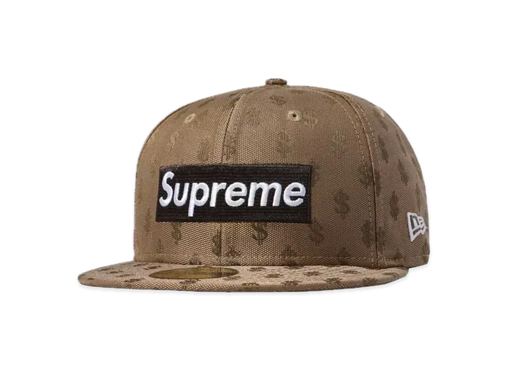 Supreme Monogram Box Logo New Era "Brown"