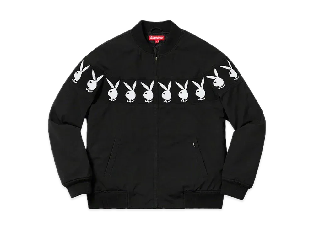 Supreme / Playboy Crew Jacket "Black"