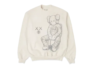 KAWS FOR KID CUDI CREWNECK II "Natural"