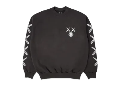 KAWS FOR KID CUDI MOON MAN CREWNECK "Black"
