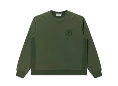 Blackeyepatch B Emblem Crewsweat "Green"