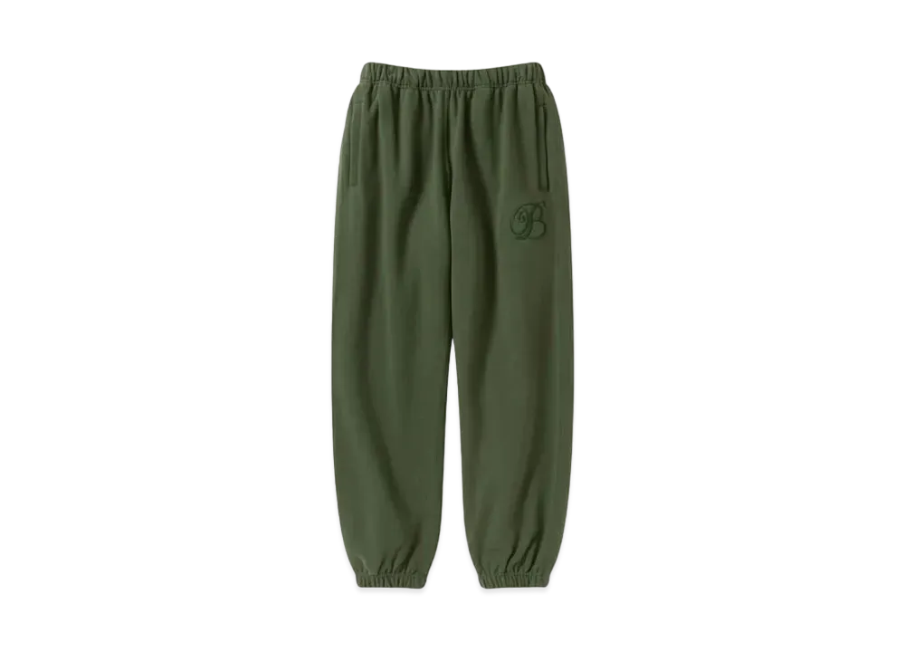 Blackeyepatch B Emblem Sweat Pants Charcoal "Green"