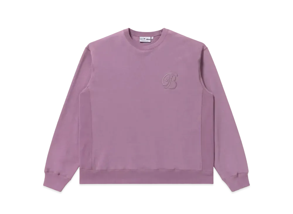 Blackeyepatch B Emblem Crewsweat "Mauve"