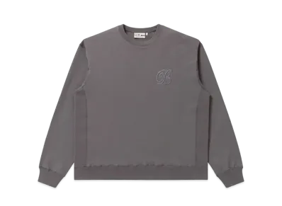 Blackeyepatch B Emblem Crewsweat "Charcoal"