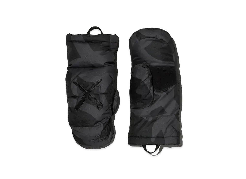 The North Face Kaws Nuptse Mitt "Black"