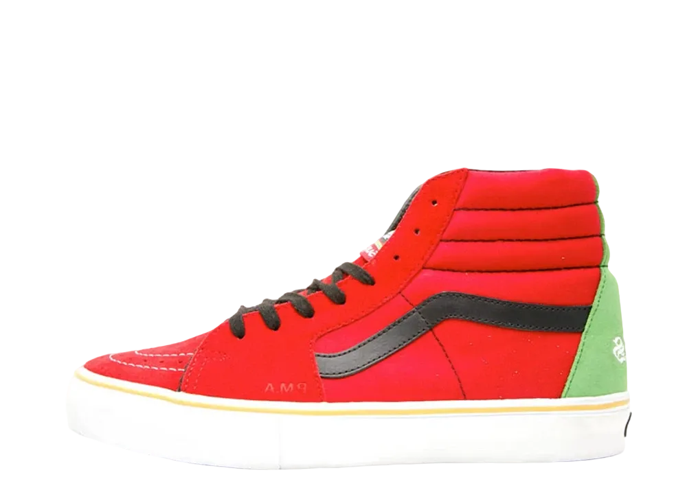 Supreme × Bad Brains × Vans Sk8-Hi "Red"