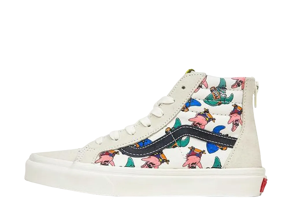 スポンジボブ × バンズ PS スケートハイ ジップ "ホワイト"