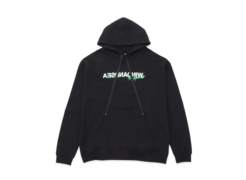 WIND AND SEA x WILDSIDE YOHJI YAMAMOTO Reverse Logo Hoodie "Black"