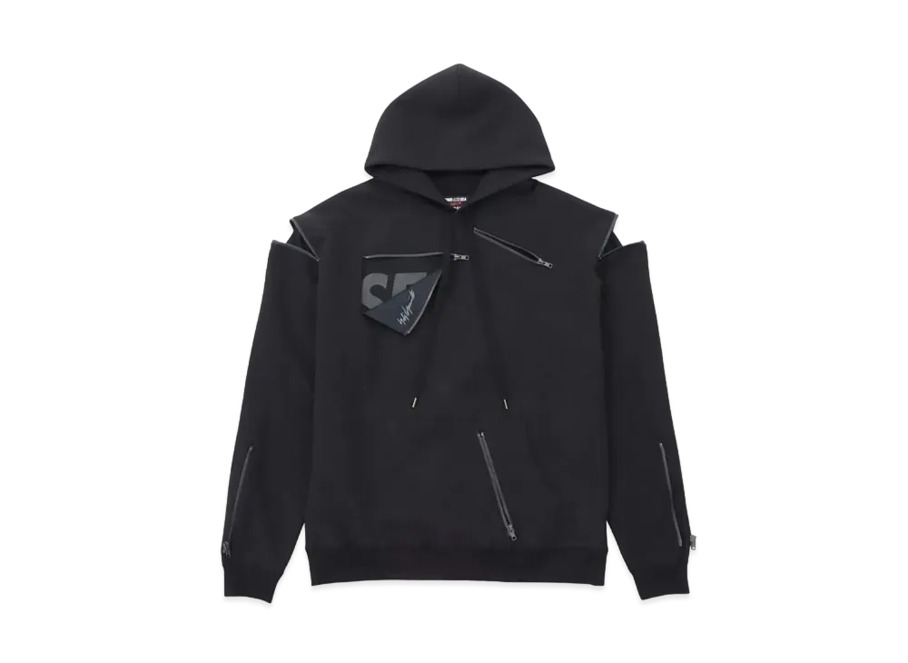 WIND AND SEA x WILDSIDE YOHJI YAMAMOTO Multi Zipper Hoodie "Black"