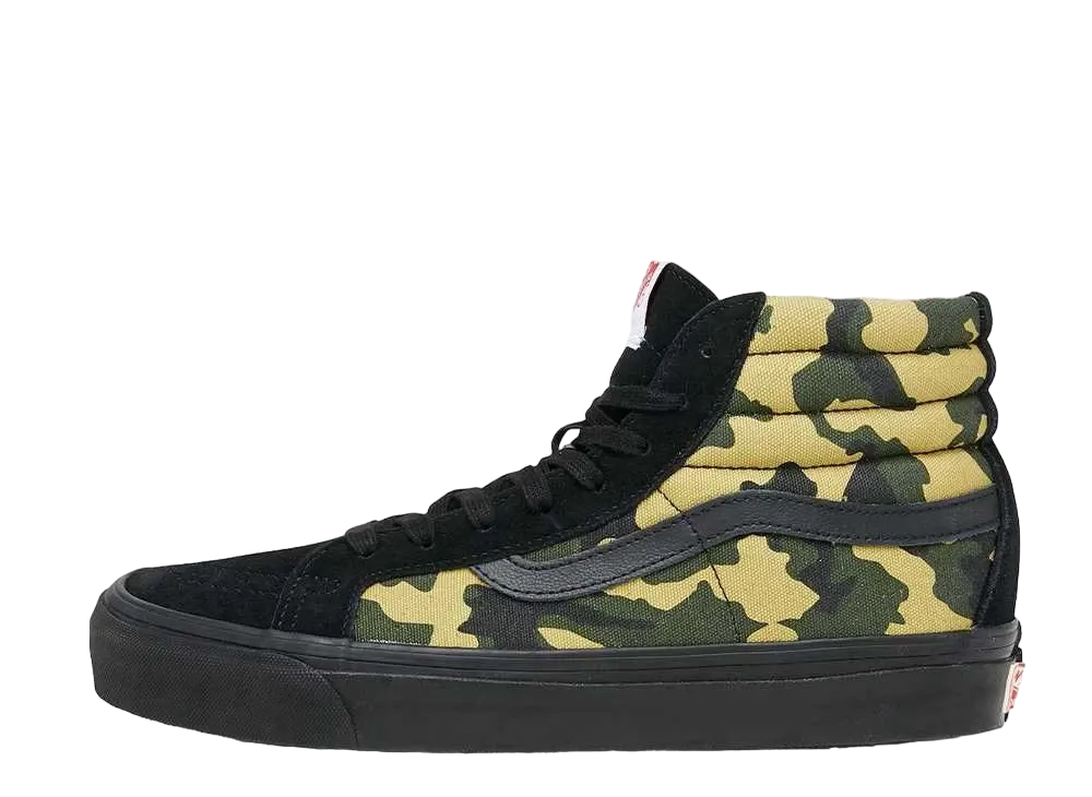 バンズ スケートハイ "カモ ブラック"