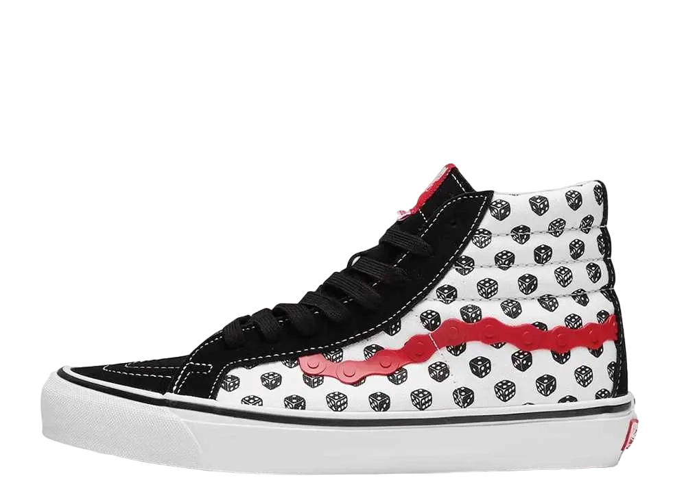 Bodega × Vans Sk8-Hi BMX "Black/True White-Red"