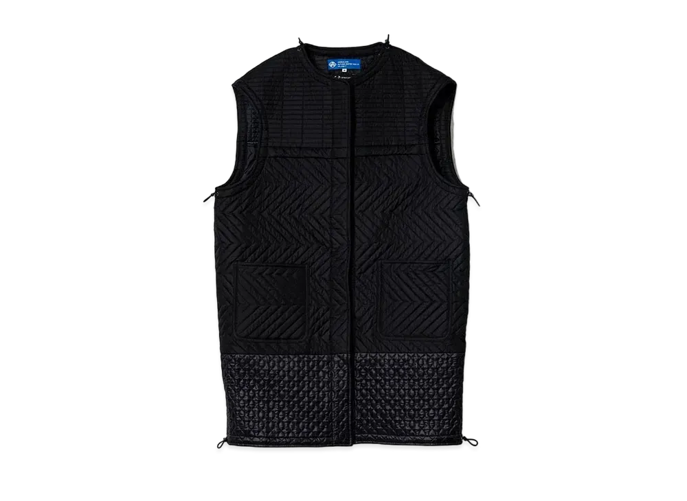ANREALAGE Aerogel quilting no sleeve coat "BLACK"