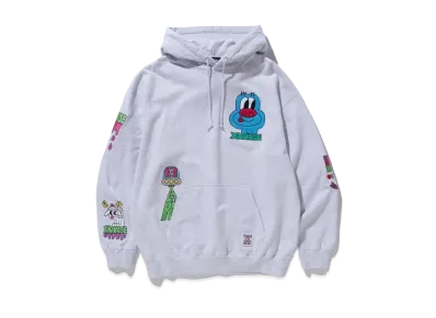 XLARGE Tim Comix Chenille Embroidered Hooded Sweat "Ash"