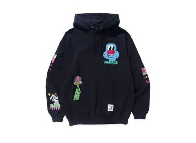 XLARGE Tim Comix Chenille Embroidered Hooded Sweat "Black"