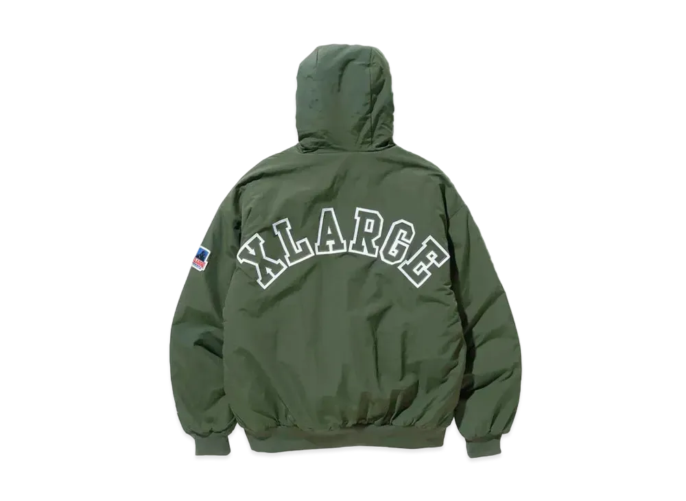 XLARGE Nylon Puffer Jacket "Olive"