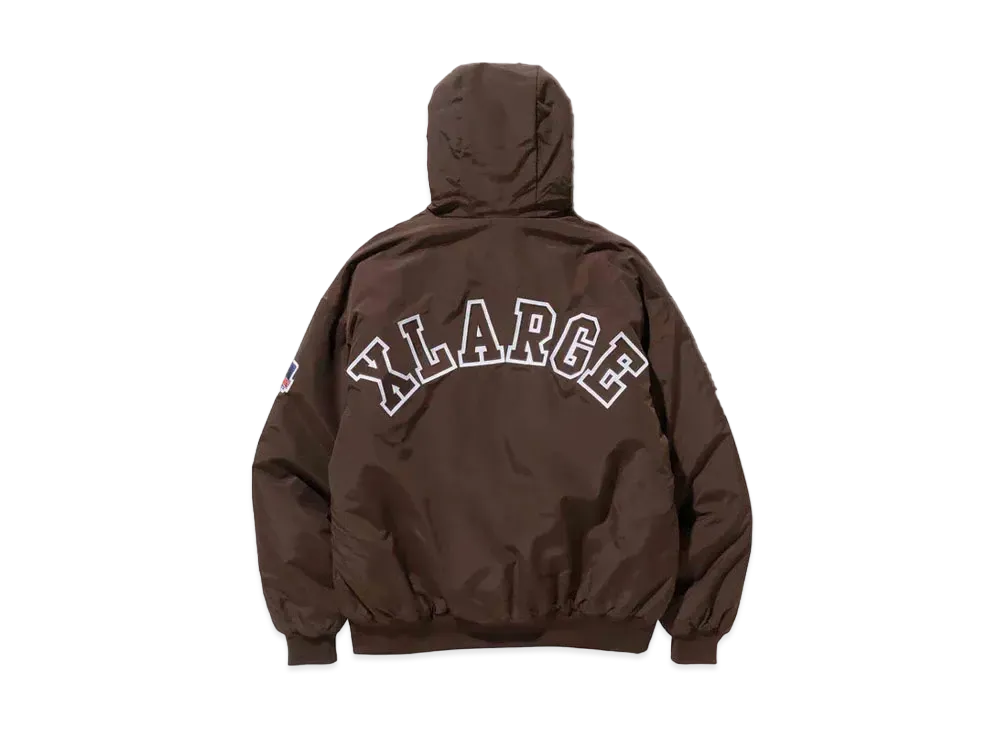 XLARGE Nylon Puffer Jacket "Brown"