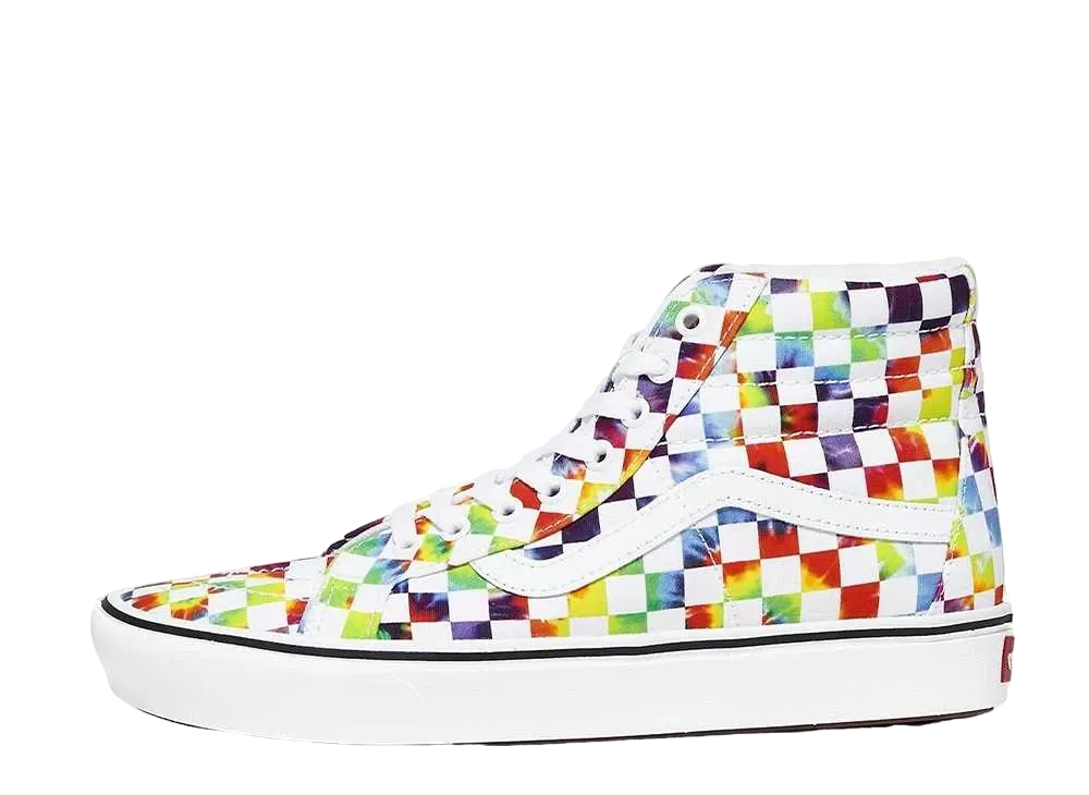 Vans ComfyCush Sk8-Hi "Tie-Dye Checkerboard"
