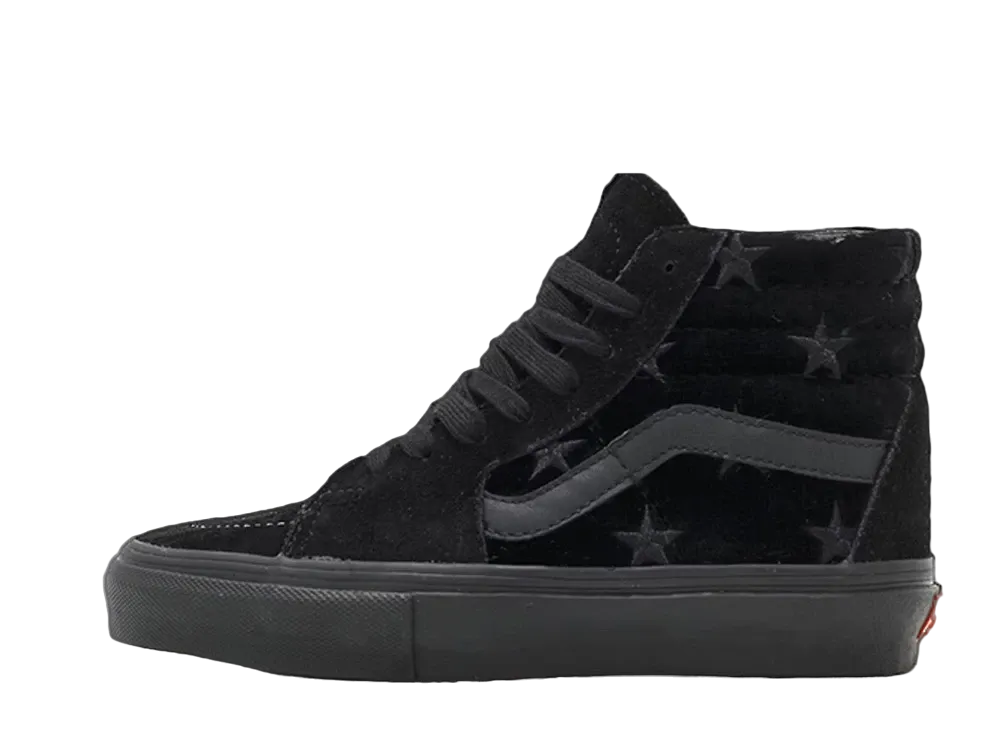 シュプリーム × バンズ スケートハイ ベルベット パック "ブラック"