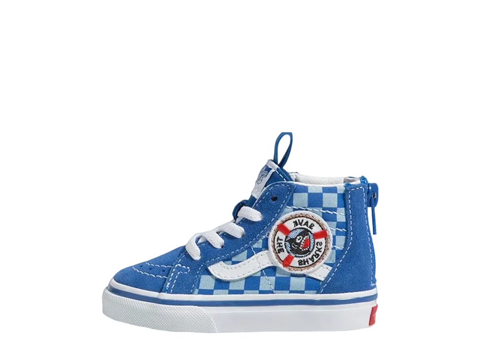 バンズ TD スケートハイ ジップ ディスカバリー シャーク ウィーク "ブルー/トゥルー ホワイト" (2019)(キッズ)