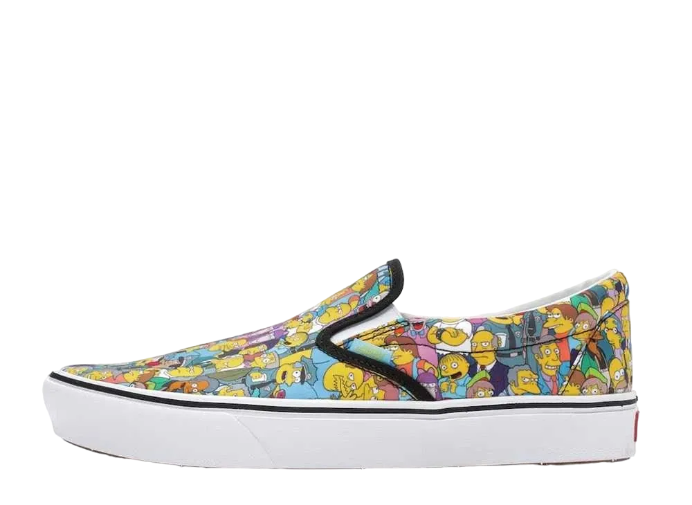 The Simpsons × Vans Comfycush Slip-On Collage "Multi"