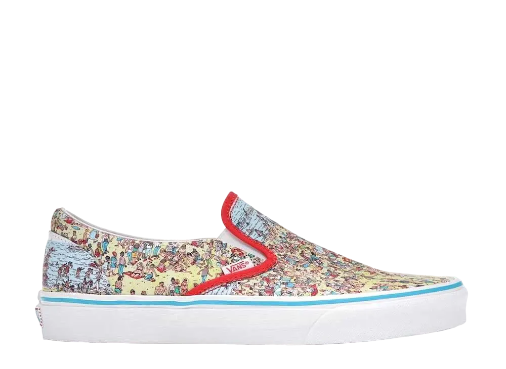 Wheres Waldo × Vans Slip-On "Beach"