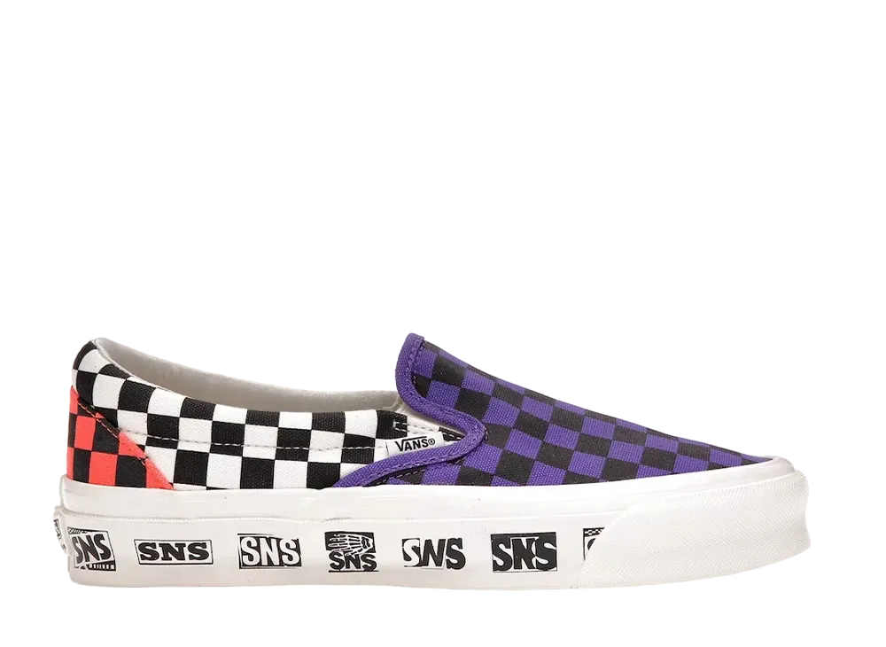エスエヌエス × バンズ クラシック スリッポン ベニス ビーチ "エレクトリック パープル"