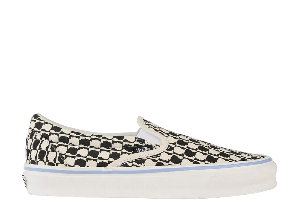 Vans OG Slip-On LX Brain Dead Checkerboard "White/Black"