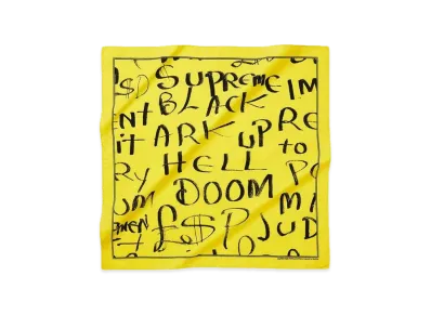 Supreme Black Ark Bandana "Fluorescent Yellow"