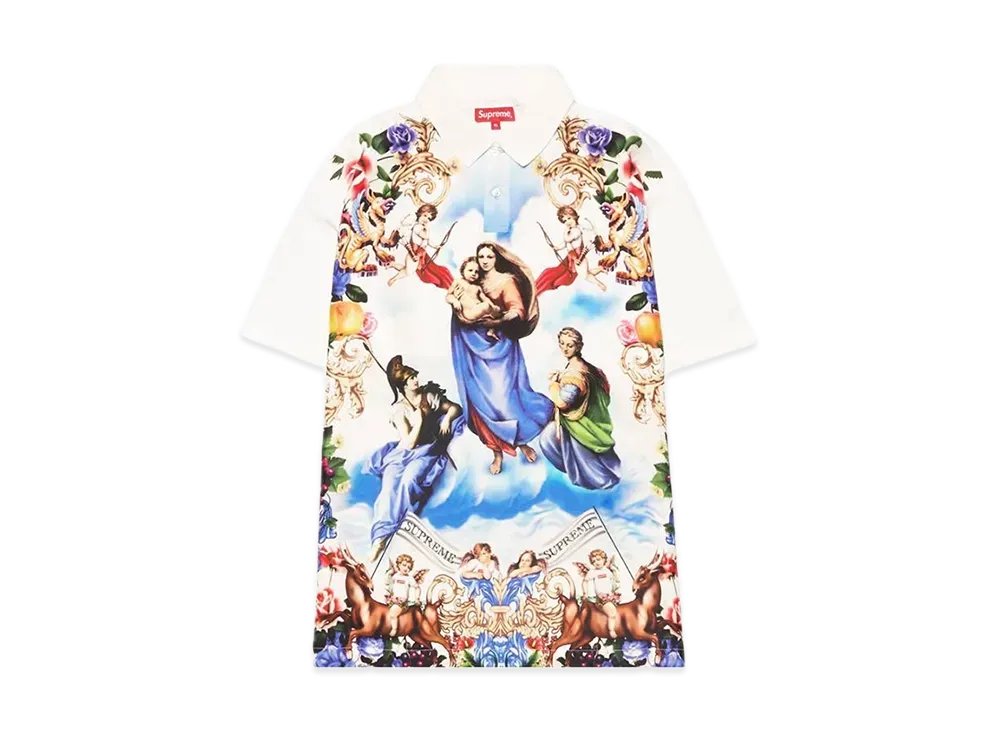 Supreme Heavenly Silk Polo "White"