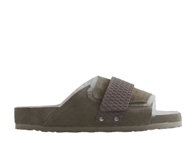 KITH × BIRKENSTOCK Kyoto VL Shearling "Taupe"