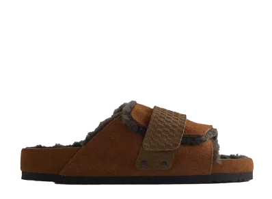 KITH × BIRKENSTOCK Kyoto VL Shearling "Mink"